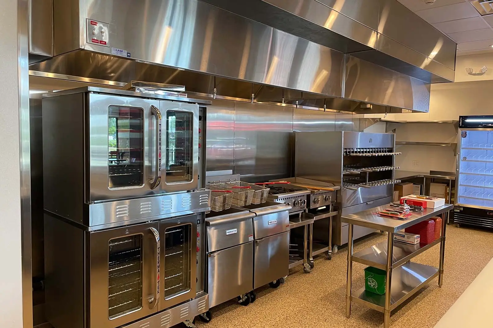 Commercial kitchen build-out at KARV Kitchen in Chamblee