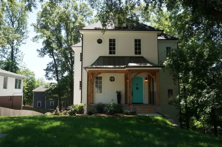 Grant Park custom home exterior in Atlanta