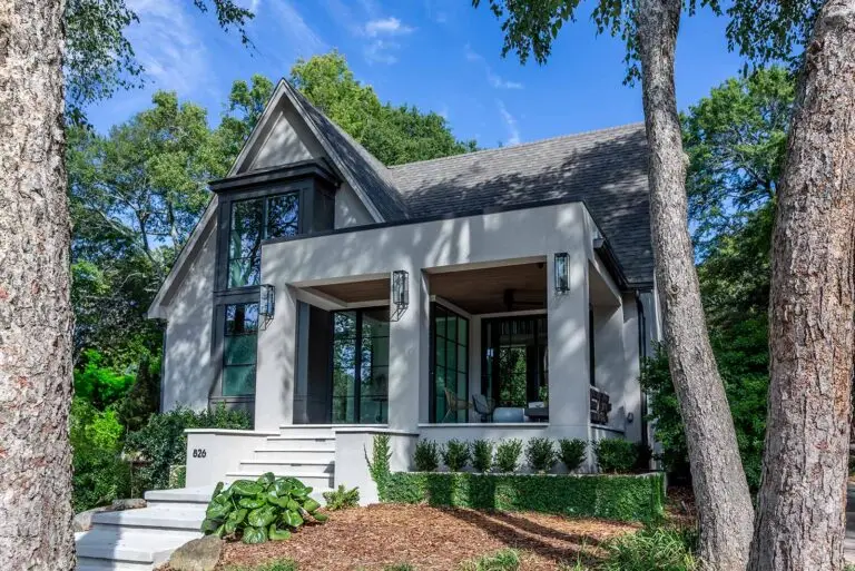 Exterior of renovated home in Virginia-Highland Atlanta