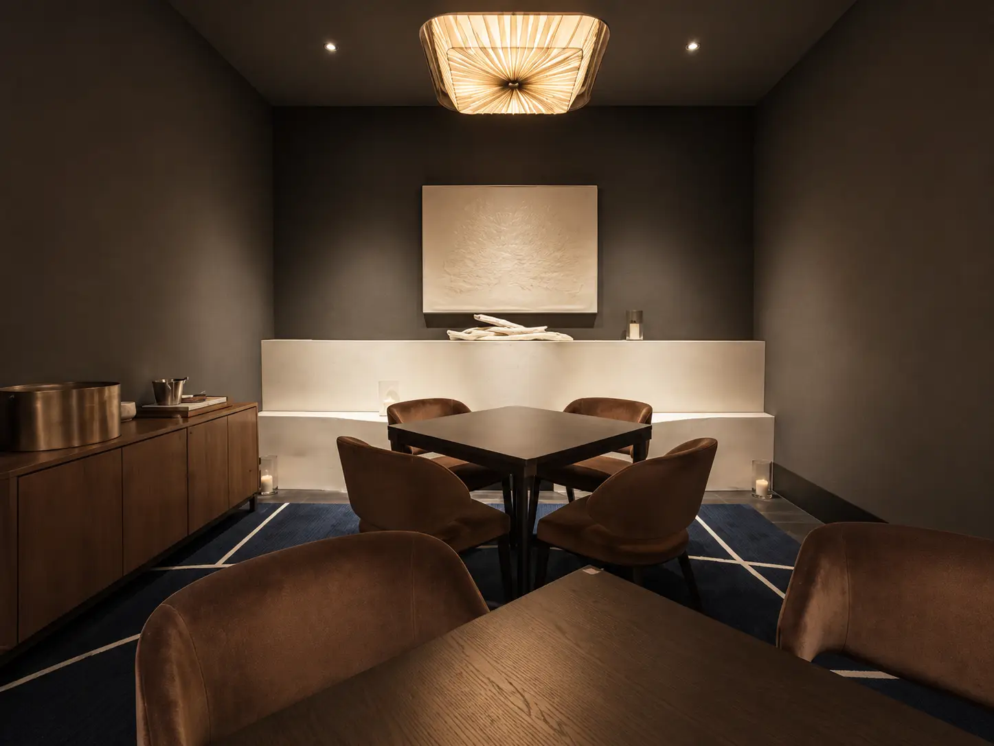 Private dining room at Koshu Club in Buckhead Atlanta