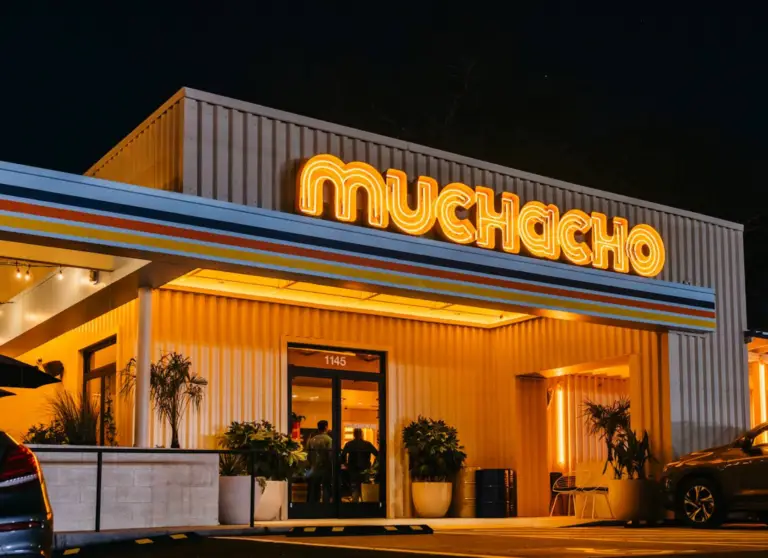 Muchacho restaurant exterior in West Midtown Atlanta