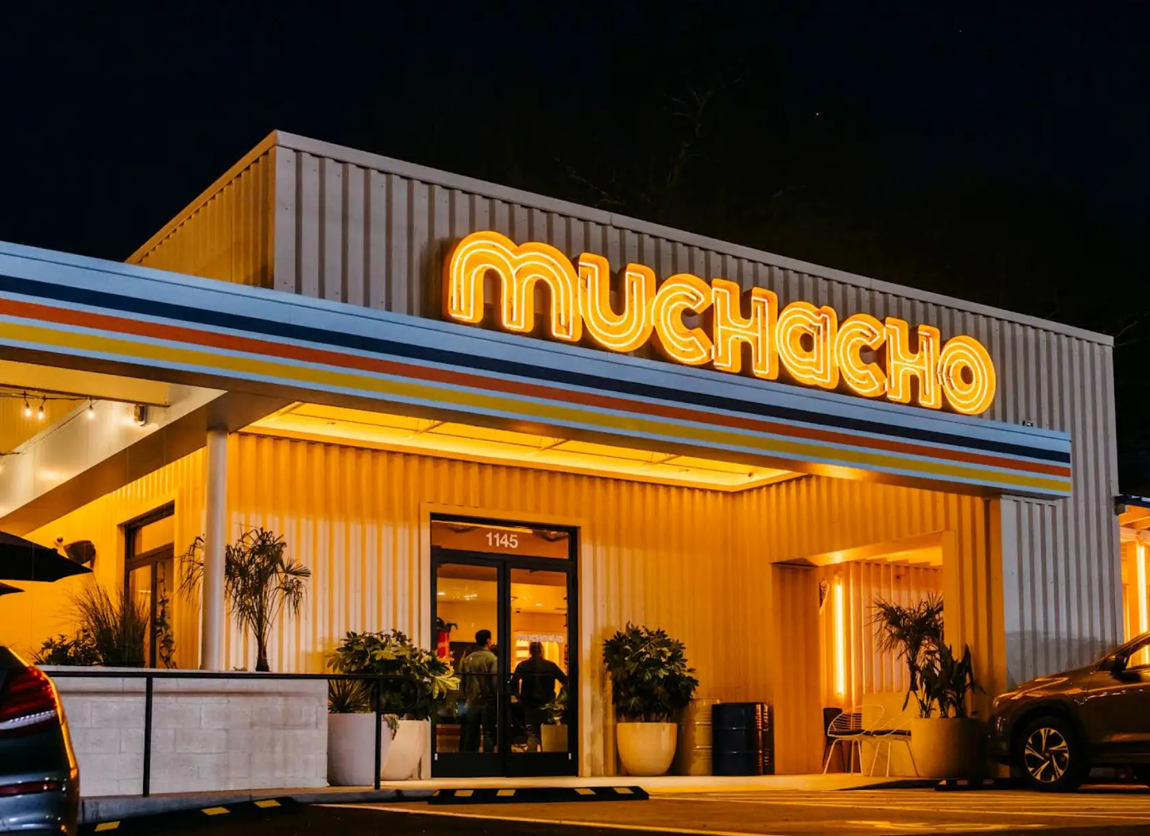 Muchacho restaurant exterior in West Midtown Atlanta