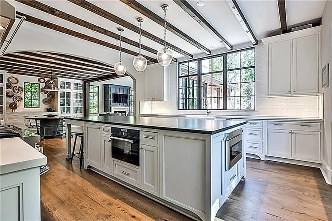 Renovated kitchen in historic Druid Hills Atlanta home